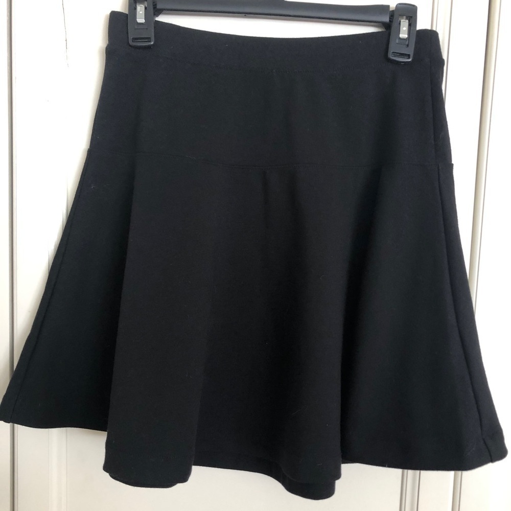 Black Flair Mini Skirt